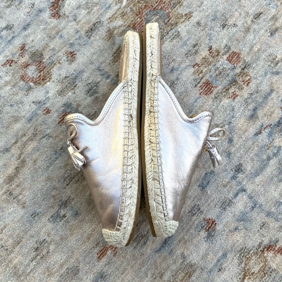 Coach EUC Flat Espadrilles Mules Sz 6.5 - Picture 4 of 7